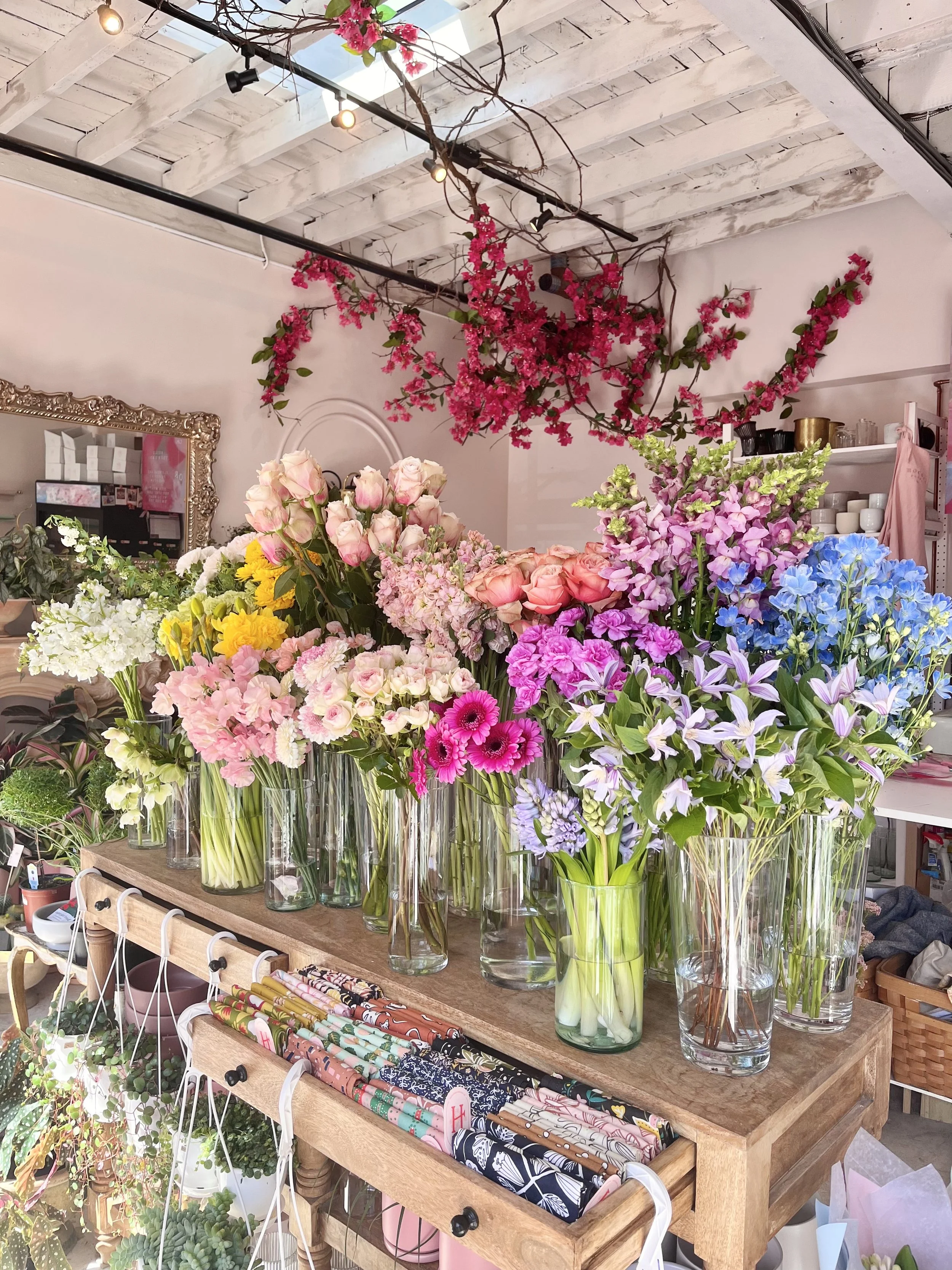 Elegant floral display suitable for corporate reception and event styling